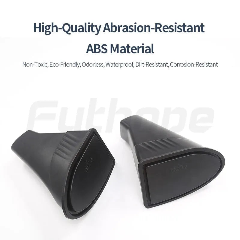 Black ABS car door trash cans for Tesla Model Y front door pockets
