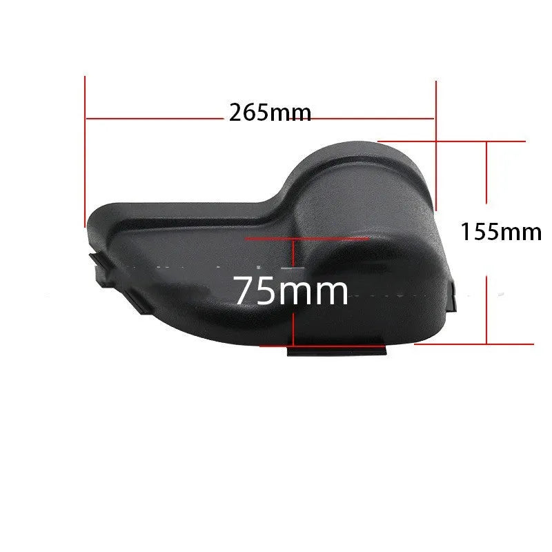 Black ABS plastic car door storage box organiser for Jeep Wrangler JK and JL models