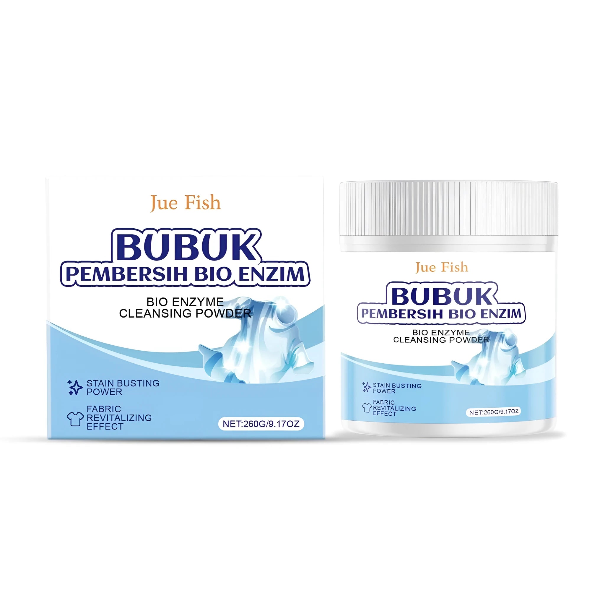 260g Bio Enzyme Cleaning Powder laundry detergent with stain removal enzymes