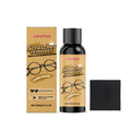 30ml bottle of glasses scratch remover liquid with microfiber cleaning cloth for optical lenses