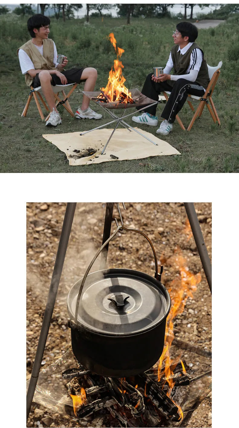 Stainless steel barbecue grill and net set in silver, showing large and medium size options.
