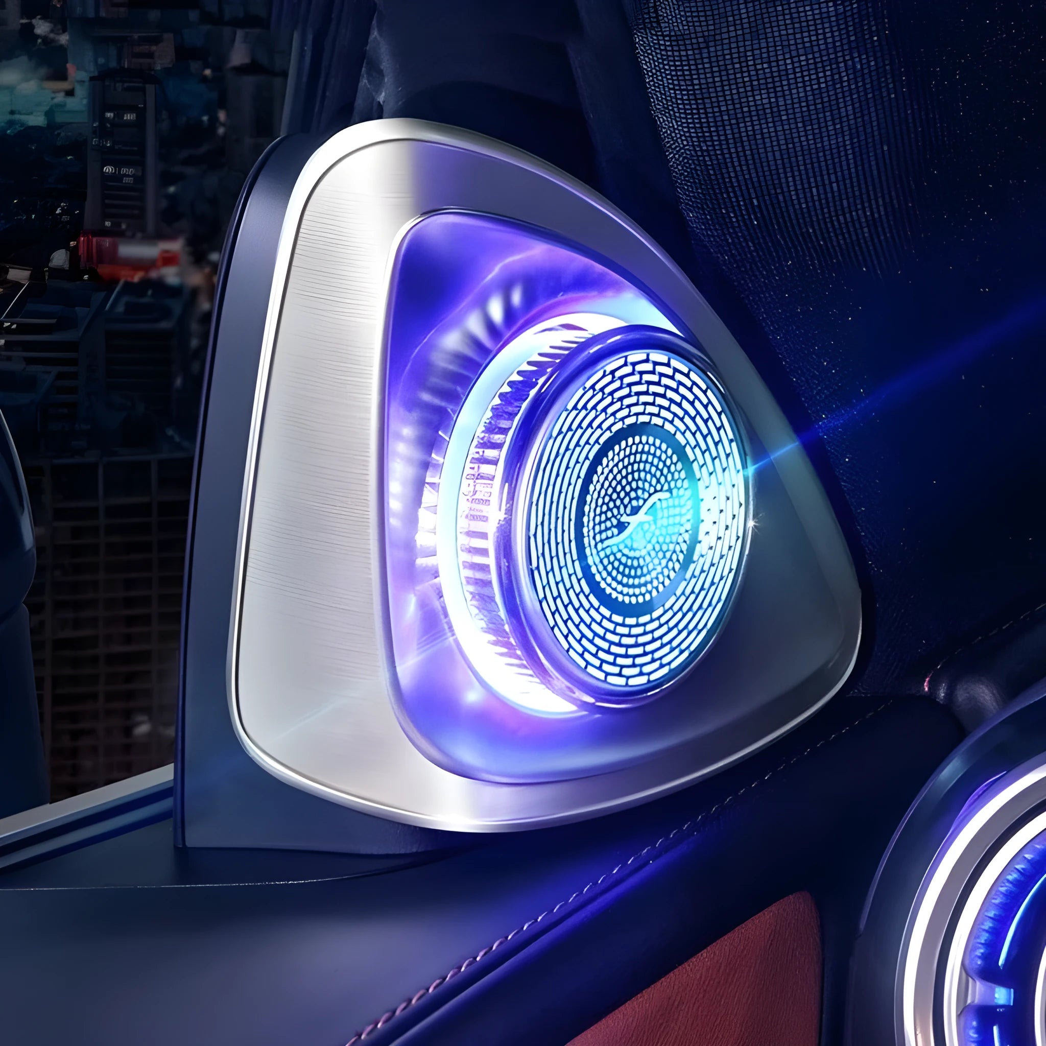 Burmester rotating tweeter speakers for Mercedes-Benz GLC X254 with waterproof ABS construction