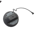 Black plastic snap-in fuel tank cap for Toyota vehicles
