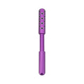 Purple germanium particle facial massage roller with 24 beads for manual skincare