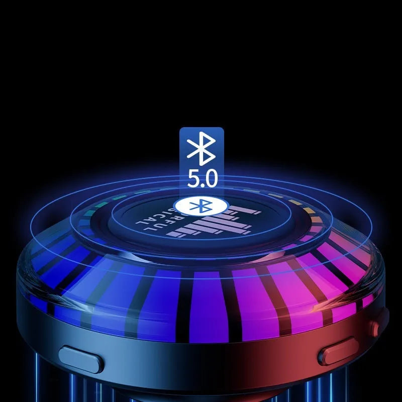 Voice control Bluetooth atmosphere lamp cube with colour-changing LED lights