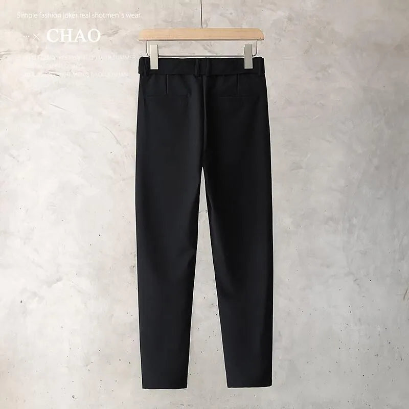 Boys slim straight tapered wool trousers in multiple colours with straight leg opening