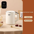 Portable 0.8 litre electric stew cup in white with heating tube and US plug