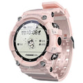 IP67 waterproof smart sports watch with round colour screen showing health metrics
