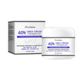 50g jar of anti-cracking hand and foot cream with ingredients list including urea and salicylic acid.