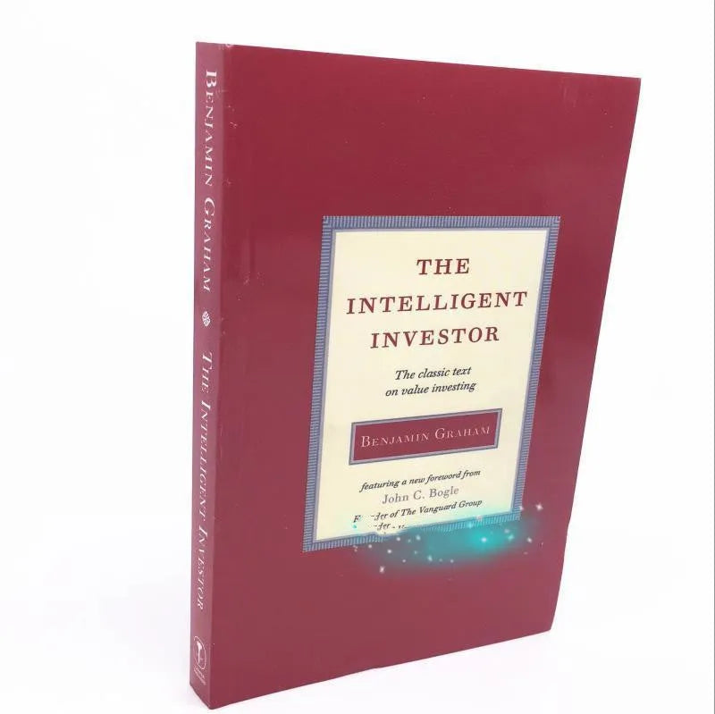 The Intelligent Investor book English version cover showing investment finance title