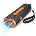 Three-head ultrasonic pet trainer in grey orange and black orange colour options
