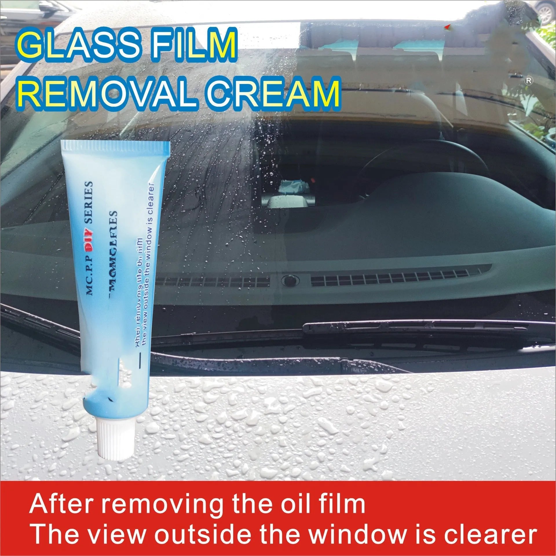 White English version bag containing 15ml automotive glass rainproof anti-fog agent