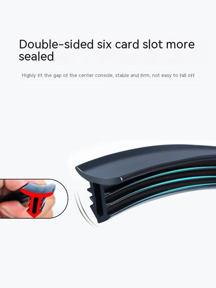 Mitsubishi Outlander dashboard soundproof seal strip with six-card slots and 1.6 metre silicone construction