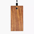 Wooden handicraft 8000mAh power bank with USB ports on slim 12mm body