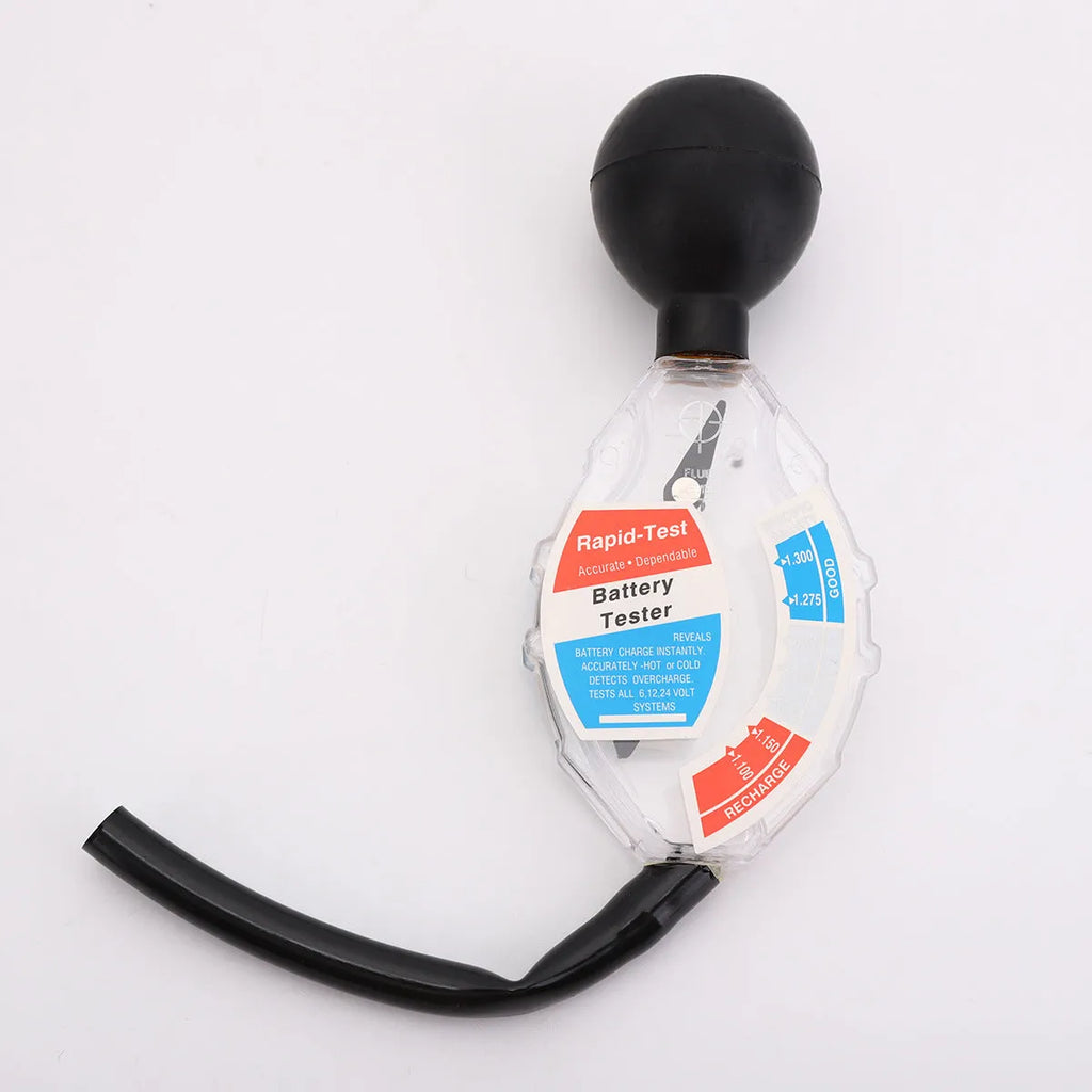ABS suction electrolyte hydrometer for lead-acid battery testing with measurement scale