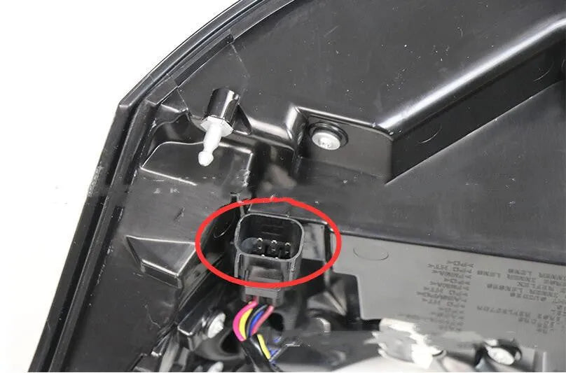 Pair of LED car brake lights with IP66 waterproof protection for 2014-2020 vehicles