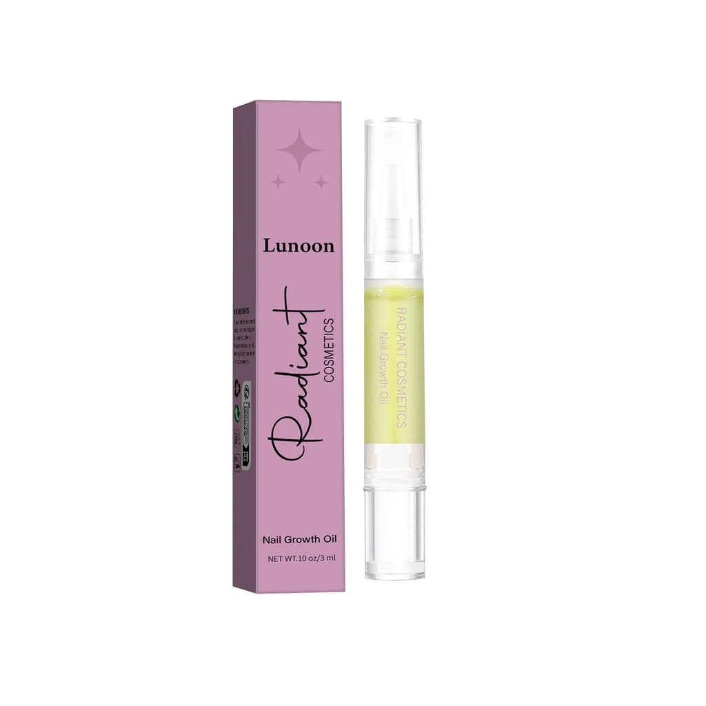 3ml nail growth oil bottle with brush applicator for wash-free nail treatment
