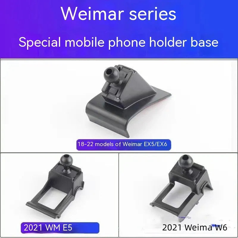 GOODWAY dashboard mobile phone holder with 360-degree rotation mounted in vehicle