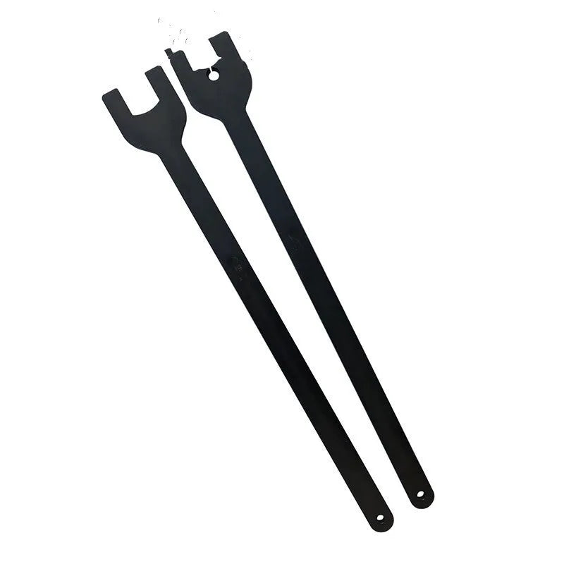 Land Rover fan wrench set showing 36mm and 40mm alloy steel spanners for coupler adjustment.