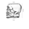 Skull wine glass transparent ordinary glass 160ml Halloween party novel drinkware