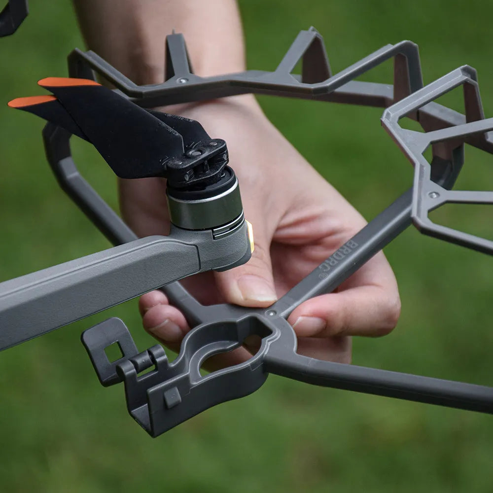 Grey ABS plastic propeller guard ring for DJI Mavic Air 2 and Air 2S drones