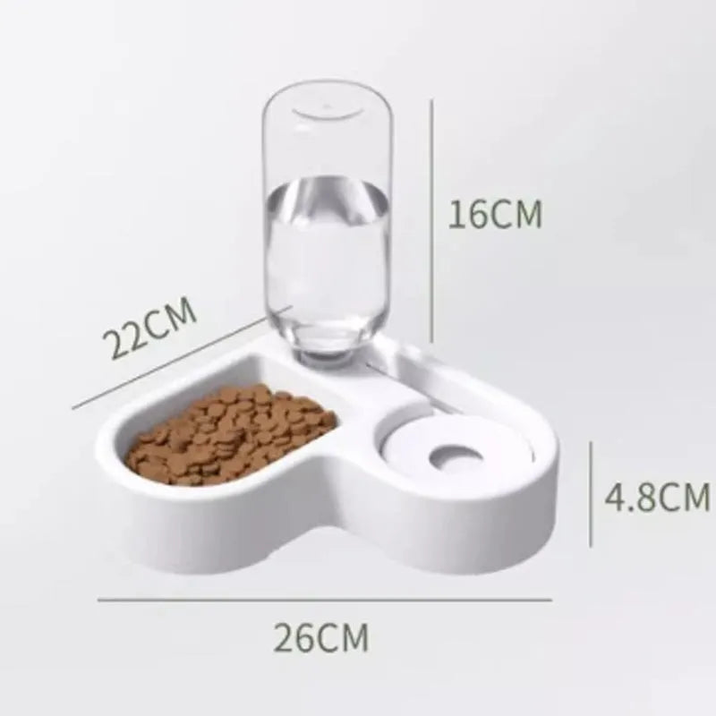 White cat water fountain with stainless steel top for indoor use.