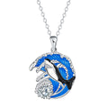 HAILANG women's shark necklace with copper pendant on a cross chain, adjustable length.