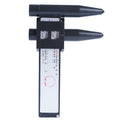 Electronic digital hole distance measuring tool with plastic housing and digital display for 180mm measurement range