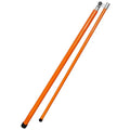 Telescopic truck height measuring rod extended with clear scale markings showing 45mm and 50mm diameter options