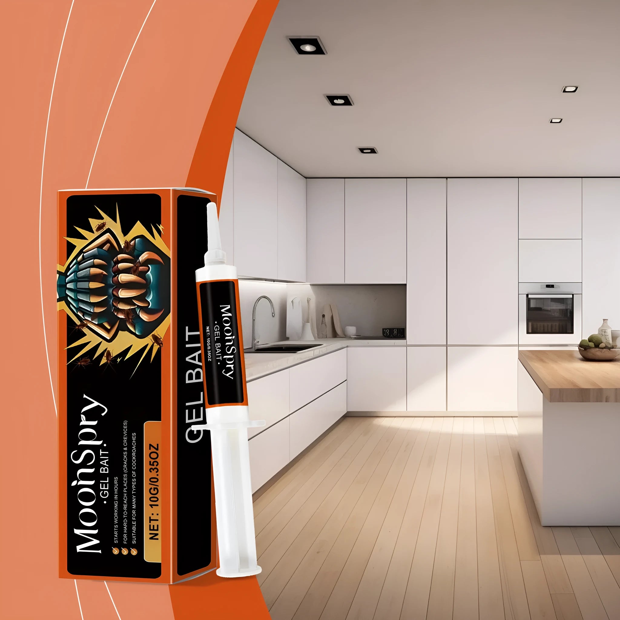10g portable Anti-DDoS insect repellent gel tube for kitchen and bedroom indoor use