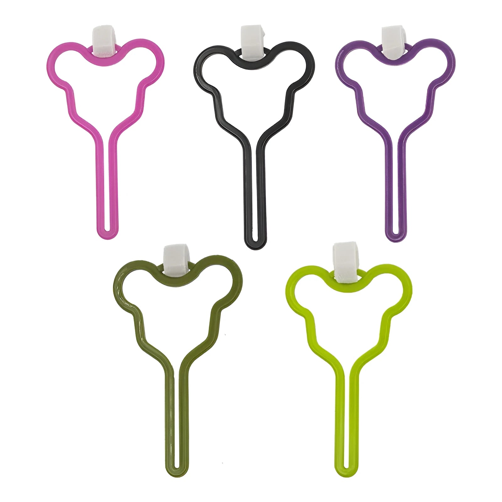 Dog waste bag holder with velcro leash clip in assorted colour options