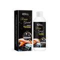 Boxed car interior polish cream with applicator sponge for leather and plastic surfaces