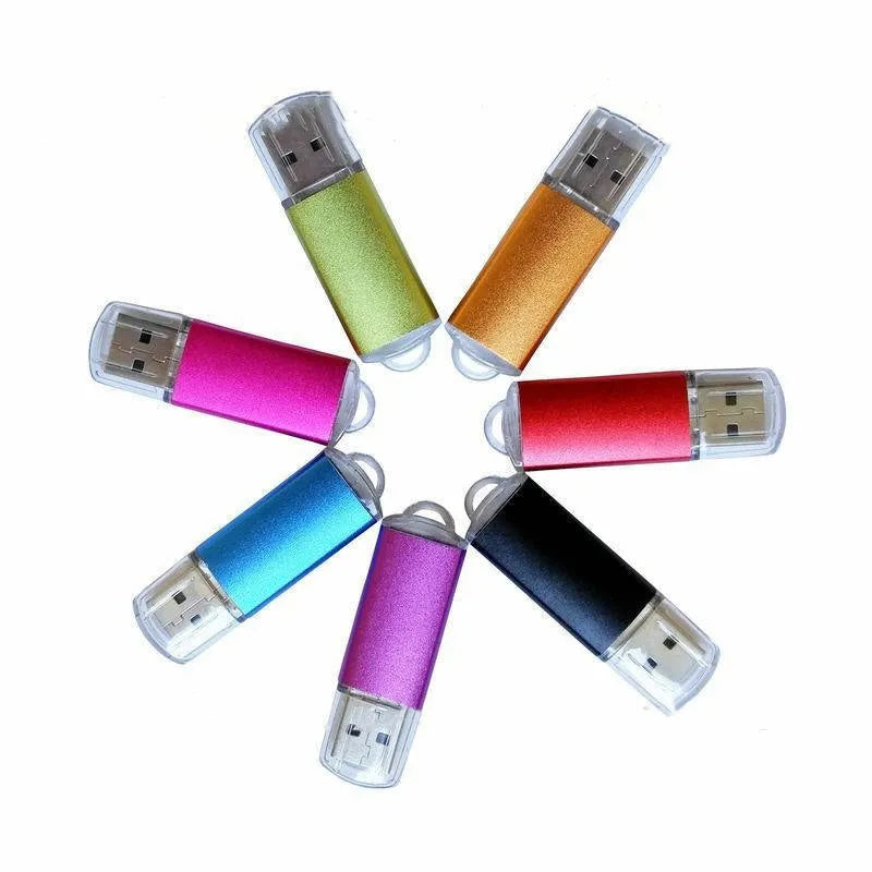 Metal shell USB encryption dongle for software protection with colour options including black, blue, gold, green, purple, red, and rose red.