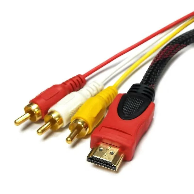 HDMI to AV15 M conversion cable 1.5 metres long with alloy connectors