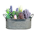 Iron desktop succulent flower pot for small drought-resistant plants