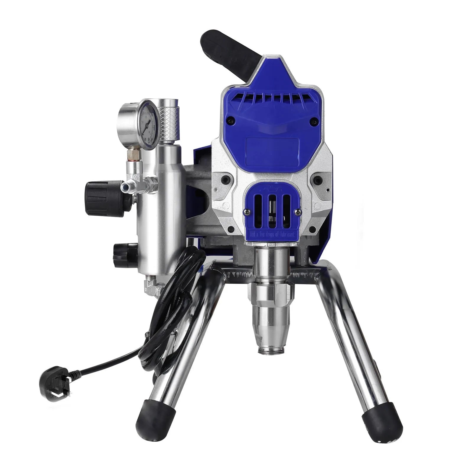 3901 high-pressure airless spray machine with spray gun and 10 metre hose for fireproof paint application