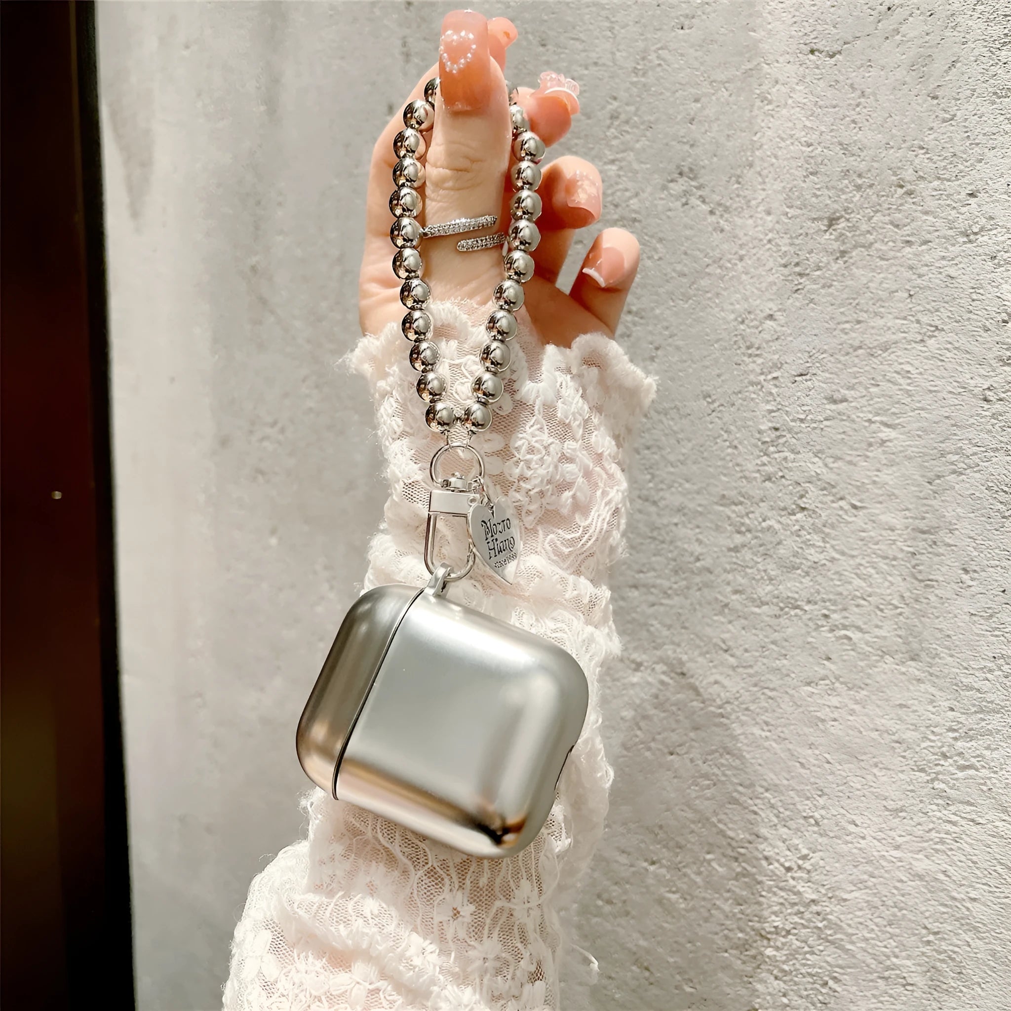 Matte plating AirPods protective case with electroplating finish for universal fit across multiple AirPods generations