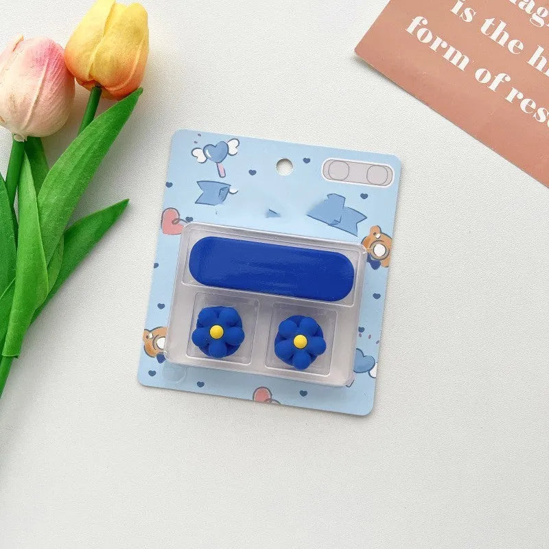 Colourful cartoon magnetic cable fixer bracket for desktop charging cable organisation