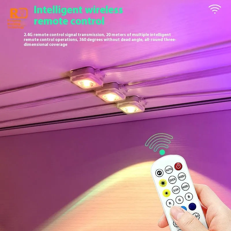 Outdoor string lights with planets design and remote control for courtyard decoration