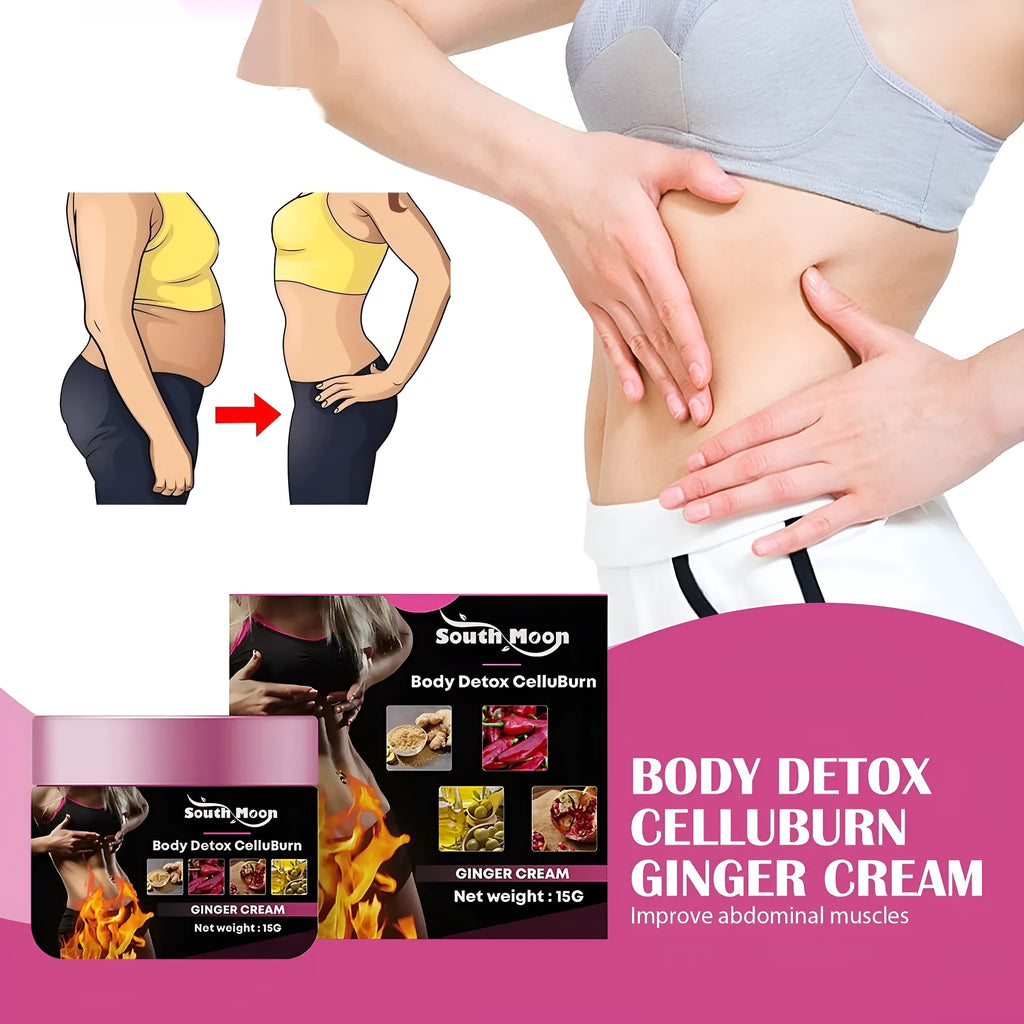 15g tube of ginger body cream for thigh slimming and tightening