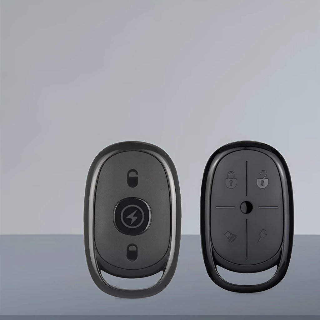 Electric car mutual-duplicating remote control with ABS housing measuring 60x37mm