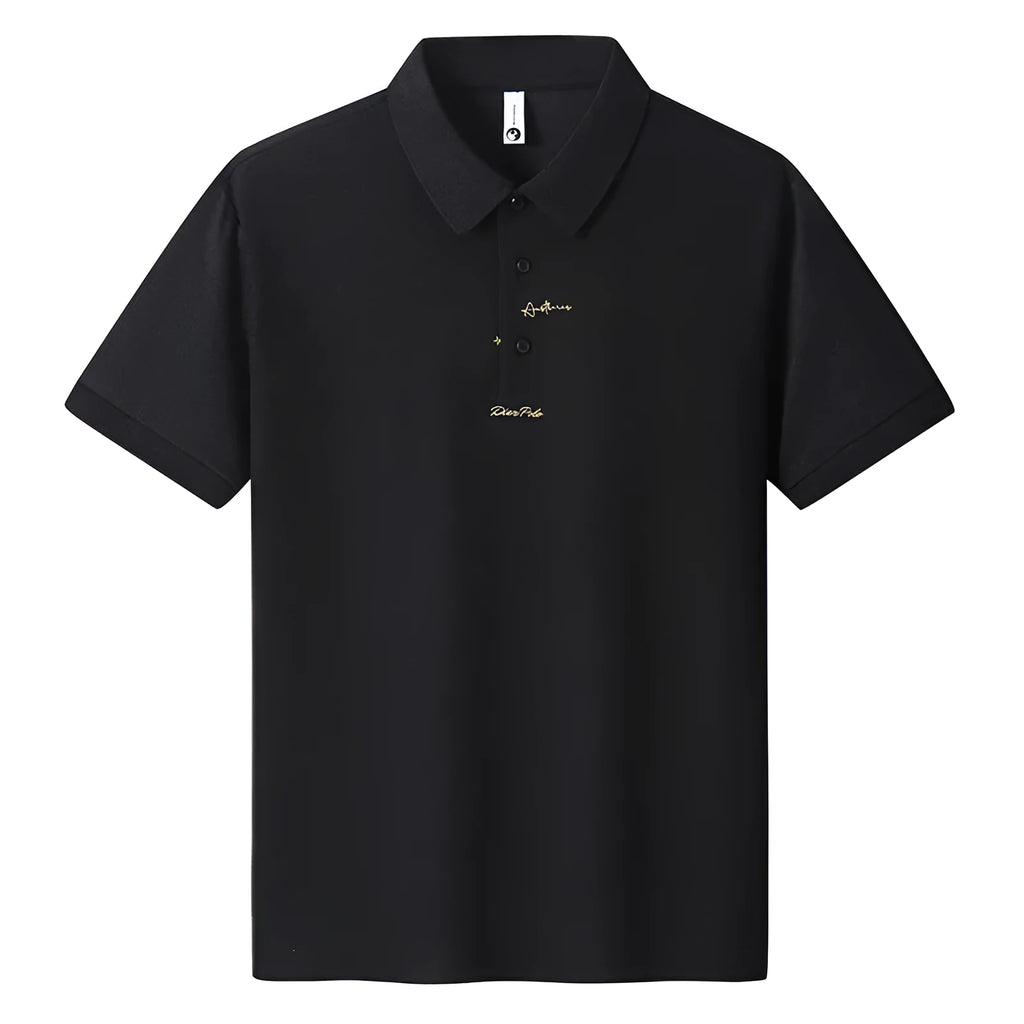 Men's loose fit cotton T-shirt on a hanger, shown in sky blue colour with short sleeves.