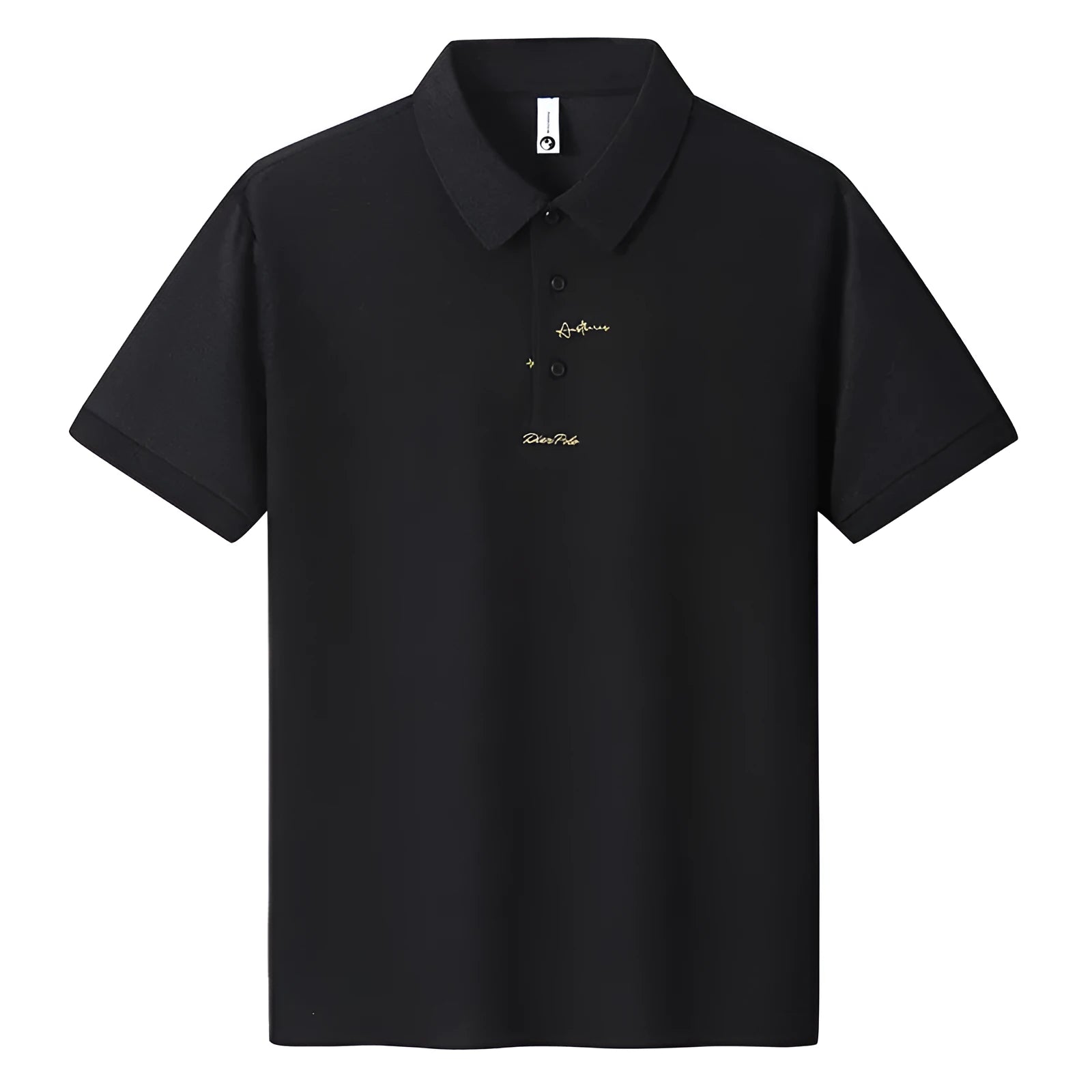 Men's loose fit cotton T-shirt on a hanger, shown in sky blue colour with short sleeves.