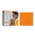 100g bar of whitening vitamin body care cleaning soap with kojic acid and botanical extracts.
