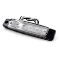Compact rectangular trailer side warning light in multiple colour options