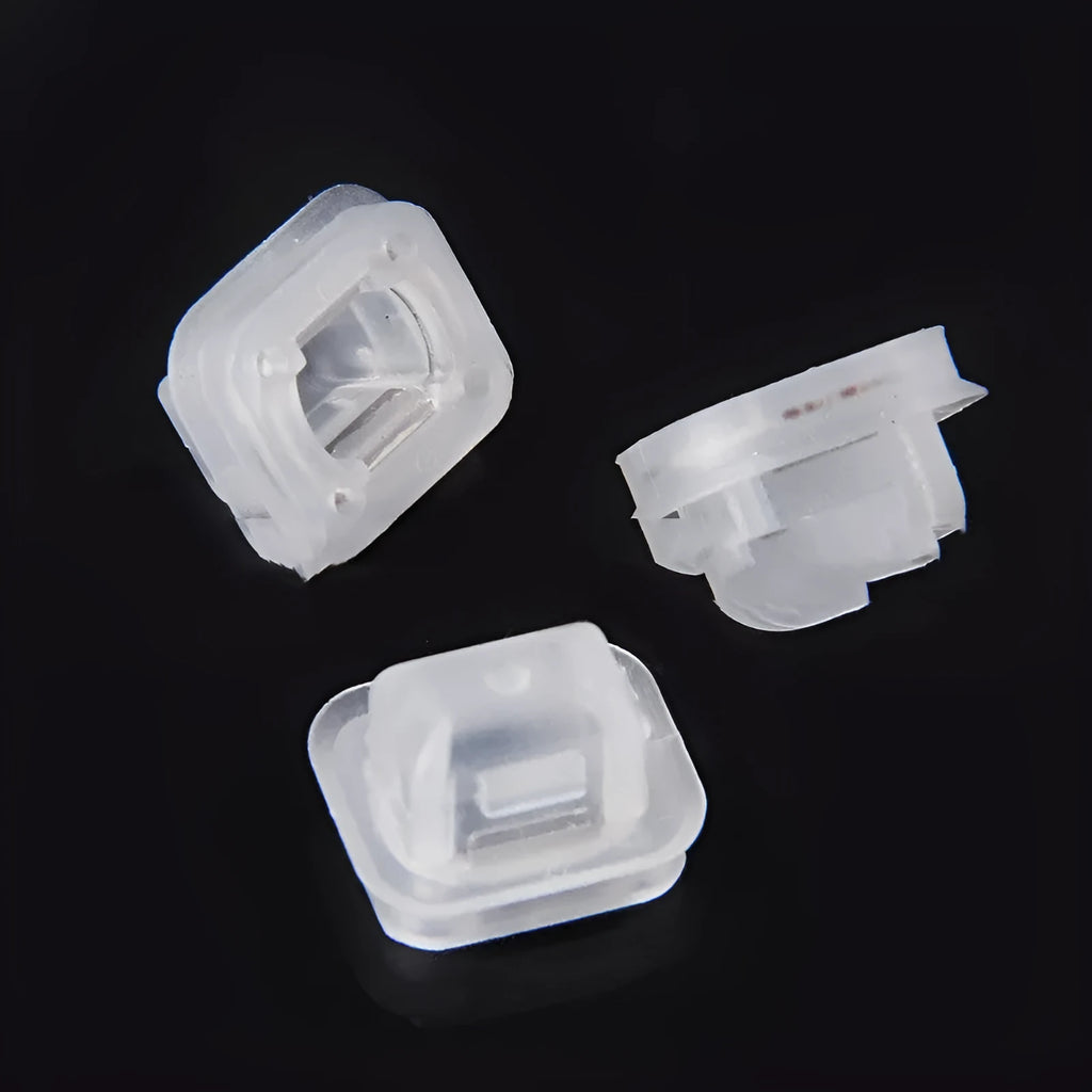BMW E39 E38 interior plastic fasteners with peach wood finish, 100 pieces with fixed buckle seat design