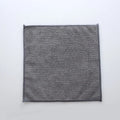 Grey 25cm square microfiber kitchen cleaning cloth for oilproof decontamination