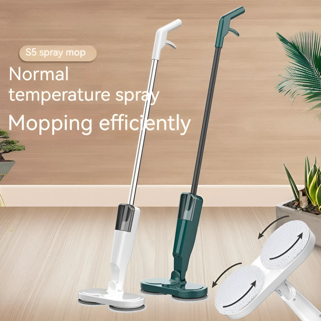 Wireless sweeping and mopping machine in S5 Green colour with USB charging cable