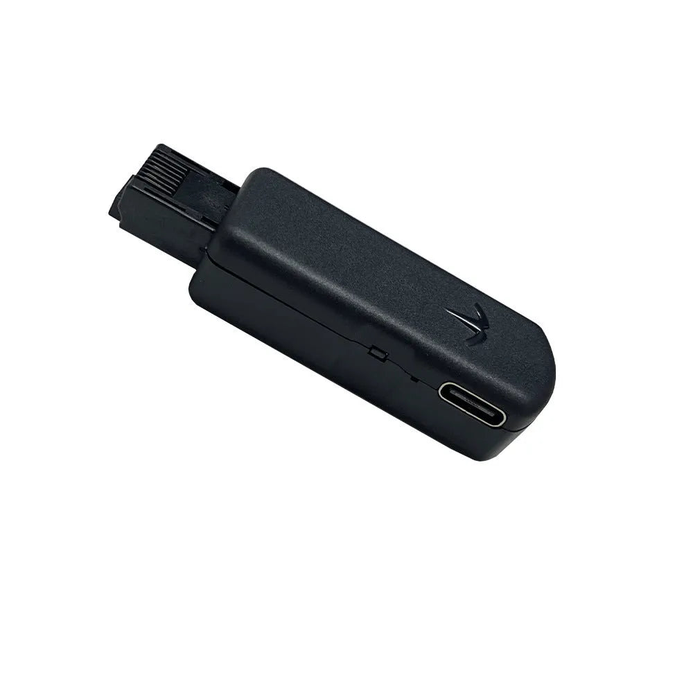 Black JB Tool USB adapter for PS5 jailbreak with USB and Ethernet ports