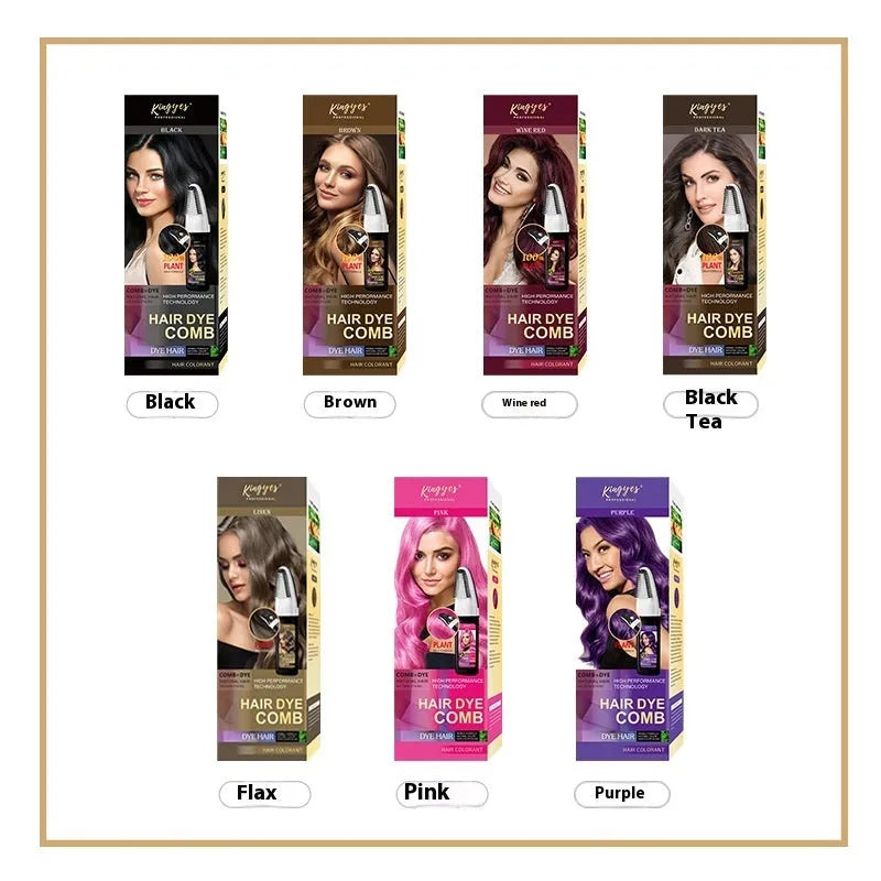 200ml bottle of permanent hair colour cream in brown, dark brown or wine red shade